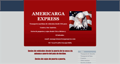 Desktop Screenshot of americargaexpress.com
